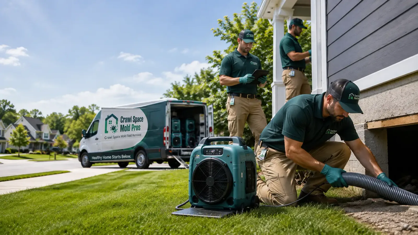 Crawl Space Mold Removal in Easton, ME